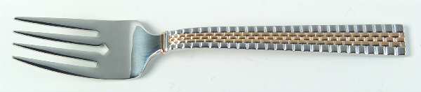 Golden Watchband (Stainless, Gold Accent) Individual Salad Fork