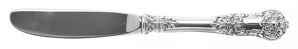 New Kings (Sterling, 1995) Modern Hollow Butter Spreader (Stainless)