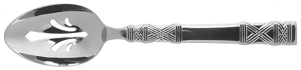 Round Hill (Stainless) Pierced Tablespoon (Serving Spoon)