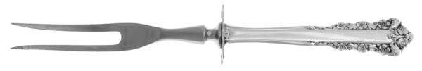 Belle Meade (Sterling, 1967) Small Carving Fork W/Sterling Guard
