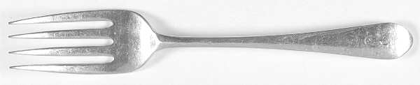 Early American-Plain (Sterling, 1926) Individual Salad Fork