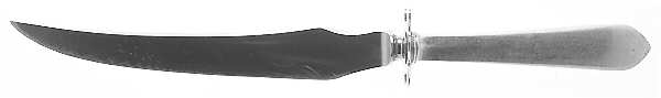 Early American-Plain (Sterling, 1926) Small Steak Carving Knife with Stainless Blade