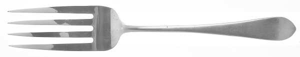 Early American-Plain (Sterling, 1926) Large Solid Cold Meat Serving Fork