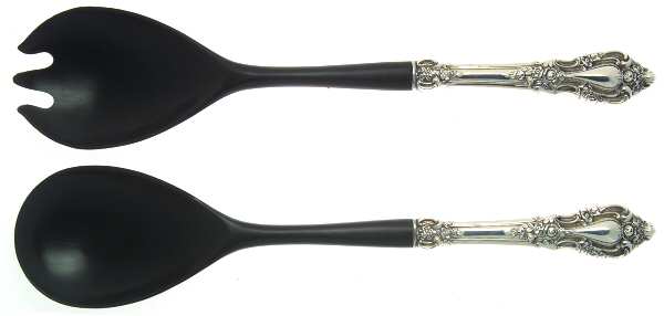 Eloquence (Sterling, 1953) Plastic Bowl 2-Piece Salad Set by Lunt Silver