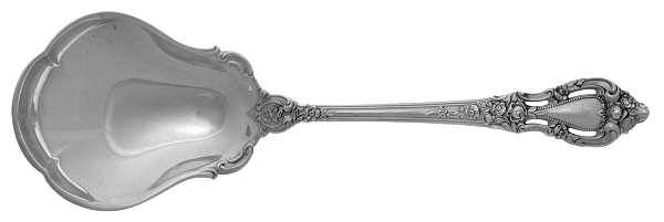 Eloquence (Sterling, 1953) Solid Salad Serving Spoon by Lunt Silver