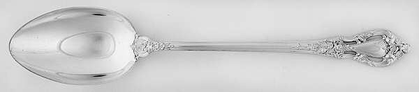 Eloquence (Sterling, 1953) Large Solid Dressing Spoon by Lunt Silver