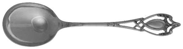 Monticello (Sterling, 1908) Round Bowl Soup Spoon (Gumbo)