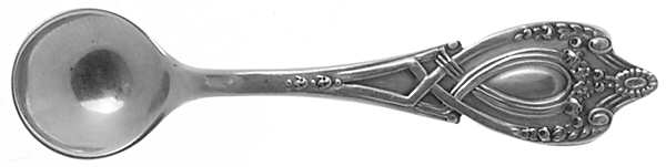 Monticello (Sterling, 1908) Individual Salt Spoon