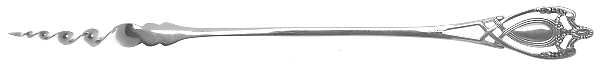 Monticello (Sterling, 1908) One Tine Butter Pick