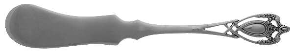 Monticello (Sterling, 1908) Flat Handle Butter Spreader