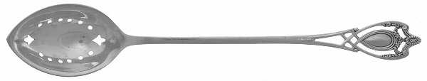 Monticello (Sterling, 1908) Pierced Bowl Short Handle Olive Spoon