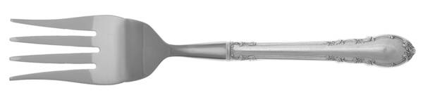 Modern Victorian (Sterling, 1941, No Monos) Cold Meat Fork Large, Stainless Tines HC