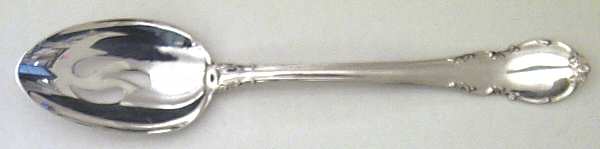 Modern Victorian (Sterling, 1941, No Monos) Pierced Tablespoon (Serving Spoon)