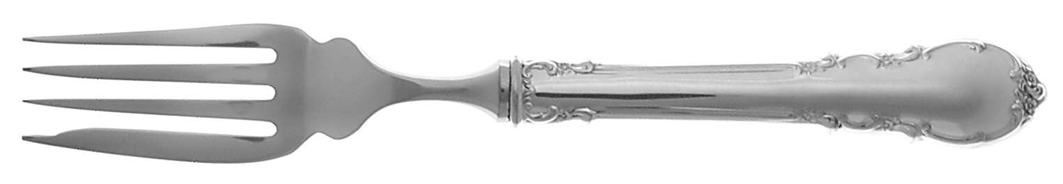 Modern Victorian (Sterling, 1941, No Monos) Individual Hollow Fish Fork, Stainless Tines