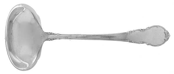 Modern Victorian (Sterling, 1941, No Monos) Solid Gravy Ladle by Lunt Silver