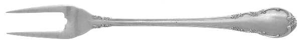 Modern Victorian (Sterling, 1941, No Monos) Short Handle Pickle/Olive Fork