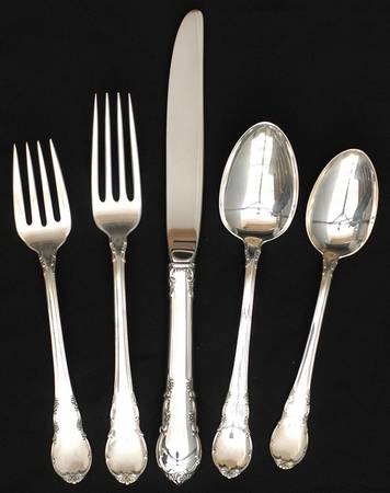 Modern Victorian (Sterling, 1941, No Monos) 5 Piece Place Size Setting