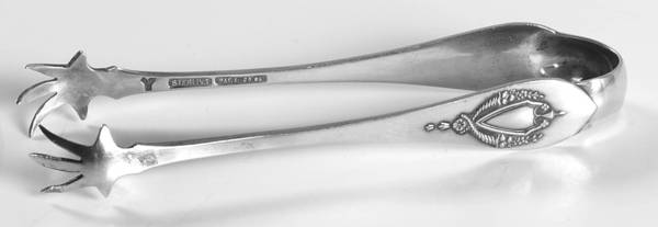 Mount Vernon (Sterling, 1905) Small Sugar Tongs