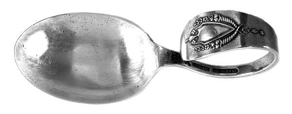 Mount Vernon (Sterling, 1905) Curved Handle Baby Spoon