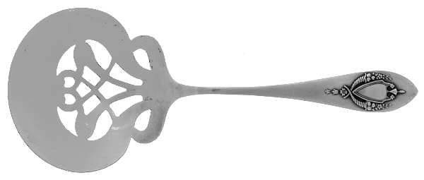 Mount Vernon (Sterling, 1905) Solid Bon Bon Spoon with Pierced Bowl