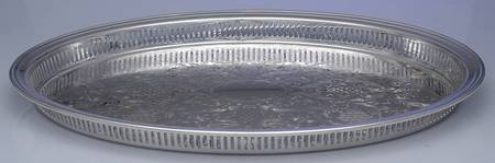 Paul Revere (Silverplate, Hollowware) 22" Gallery Tray