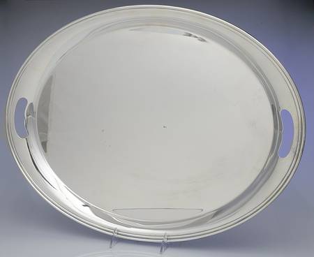 Paul Revere (Silverplate, Hollowware) Large Silverplate Waiter Tray
