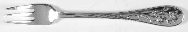 Quintessence (Sterling, 1990) Cocktail/Seafood Fork by Lunt Silver