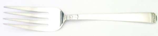 Regency (Sterling, 1935) Small Solid Cold Meat Serving Fork by Lunt Silver