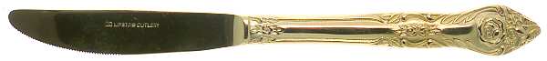 King's Inn (Gold Electroplate) Modern Solid Knife