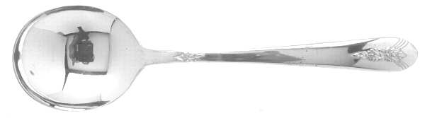 LDA1 (SILVERPLATE) Round Bowl Soup Spoon (Gumbo) by Lady Anne