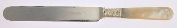 Pearl Handle Flatware 2 Blunt Hollow Knife
