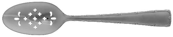 Williamsburg Mandarin Frosted (Stainless) Pierced Tablespoon (Serving Spoon)
