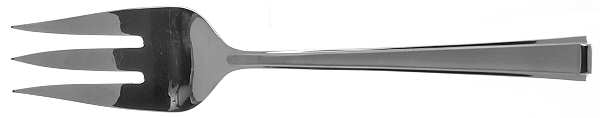 Imperial Frosted (Stainless) Medium Solid Cold Meat Serving Fork by Lenox