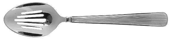 Aston (Stainless) Pierced Solid Serving Spoon