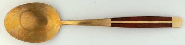 LDI2 (BRONZE) Large Solid Serving Spoon