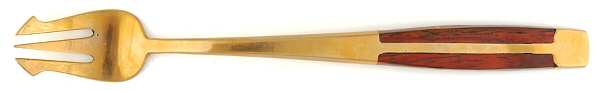 LDI2 (BRONZE) Short Handle Pickle/Olive Fork