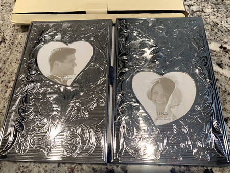 Wedding Promises (Silverplate, Hollowware) Double Frame Holds 4"X 6"