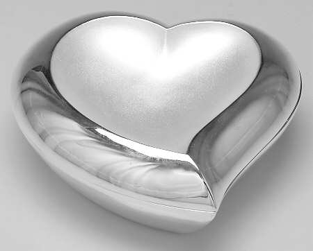Wedding Promises (Silverplate, Hollowware) 4" Heart Box with Lid