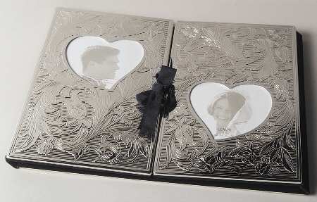Wedding Promises (Silverplate, Hollowware) Double Photo Album (4"X6"Photo