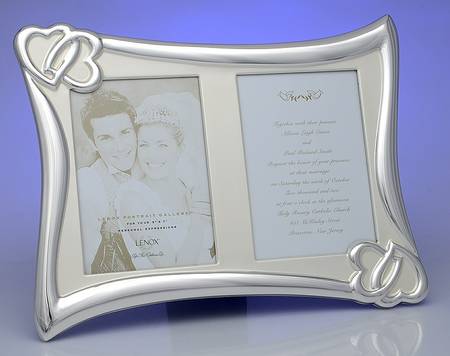 Wedding Promises (Silverplate, Hollowware) Double Frame Holds 5" X 7"