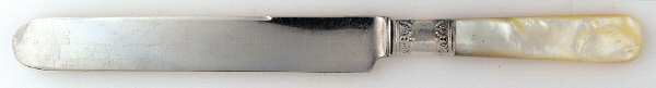 Pearl Handle Flatware 11 (Sterling) Blunt Hollow Knife by Landers, Frary & Clark