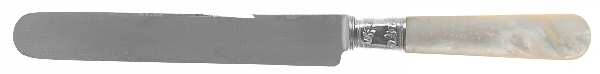 Pearl Handle Flatware 11 (Sterling) Hollow Pearl Handle Old French Knife