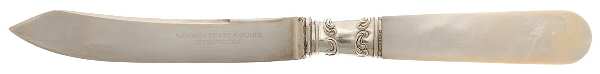 Pearl Handle Flatware 12 (Sterling) Pearl Handle Individual Fish Knife