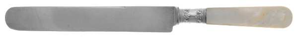 Pearl Handle Flatware 6 (Stering) Hollow Pearl Handle Old French Knife
