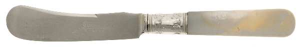 Pearl Handle Flatware 6 (Stering) Pearl Handle Butter Spread/Paddle