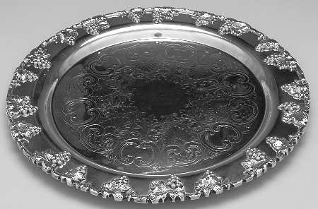 LMN3 (Silverplate, Hollowware) 13" Round Tray