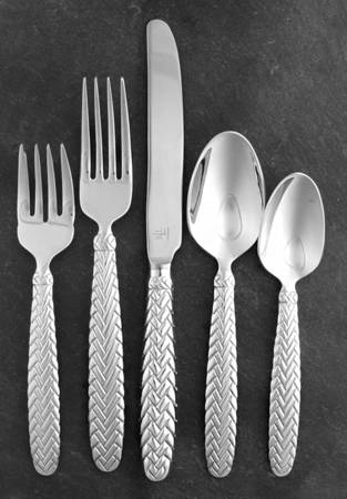 Equestrian Braid (Silverplate, 1991) 5 Piece Place Setting