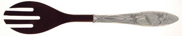 Butterfly Meadow (Hollowware) Fork-Salad Serv/Wooden Prongs Oversize
