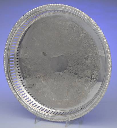 LEO15 (Silverplate, Hollowware) 13" Gallery Tray
