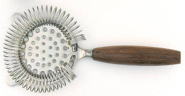 Tuscany Classics (Hollowware) Cocktail Strainer with Wood Handle
